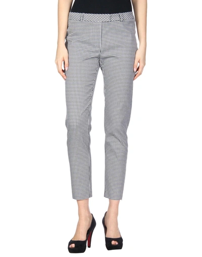 Altuzarra Trousers In Black Ivory Gingham