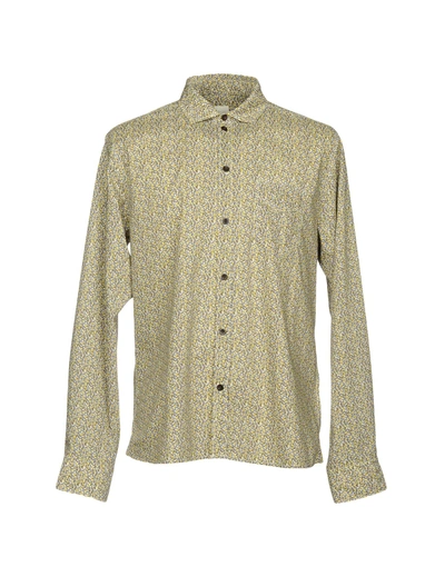 Albam Patterned Shirt In Yellow
