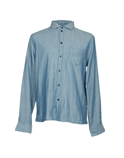 Albam Solid Color Shirt In Blue