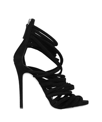 Giuseppe Zanotti Strappy Caged Sandals In Black | ModeSens