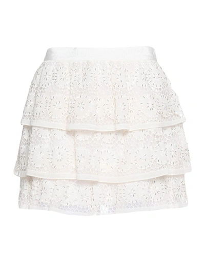 Alice And Olivia Mini Skirt In Ivory