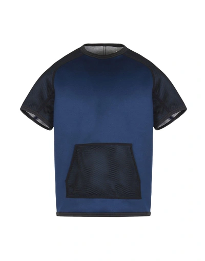 Adidas By Kolor Sweatshirt In Dark Blue