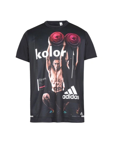 Adidas By Kolor T-shirt In Black