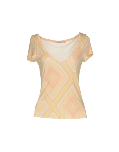 Red Valentino T-shirts In Apricot