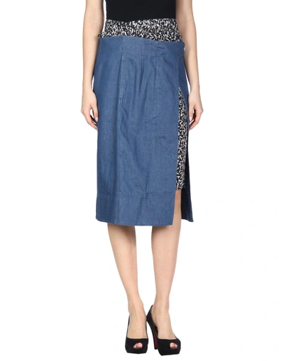 Creatures Of The Wind Denim Skirt In Blue
