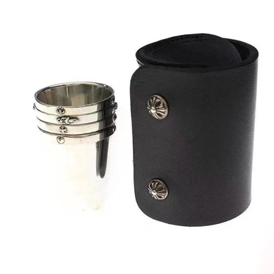 Pre-owned Chrome Hearts Shot Glass In Silver