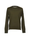 Belstaff Sweaters In Military Green