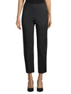 Lafayette 148 Stretch-wool Stanton Pants In Smoke