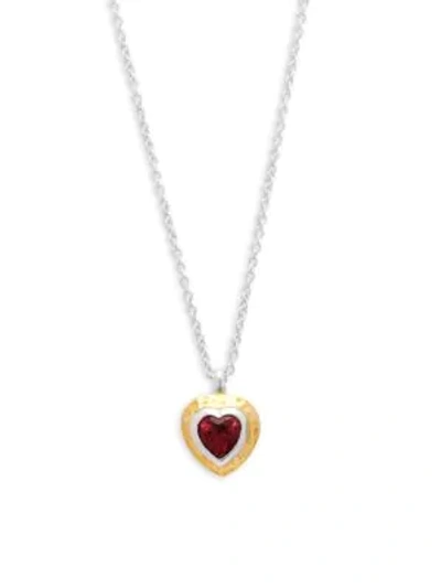 Gurhan Romance Sterling Silver Small Heart Pendant Necklace