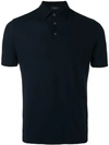 Zanone Classic Polo Shirt In Black