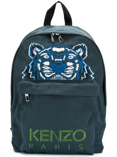 Kenzo Tiger Large Backpack In Green