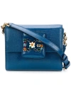 Dolce & Gabbana Small Dg Millennials Crossbody Bag In Blue
