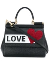Dolce & Gabbana Small Sicily Love Shoulder Bag