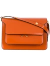 Marni Medium Trunk Shoulder Bag In Brown