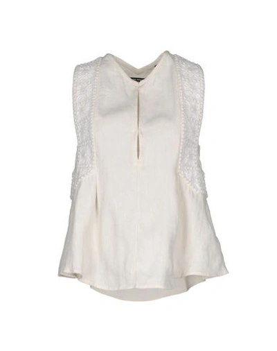 Isabel Marant Evening Top In Ivory