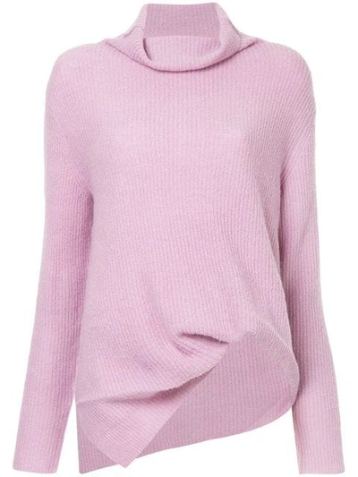 Sies Marjan Fern Turtleneck Sweater - Pink & Purple
