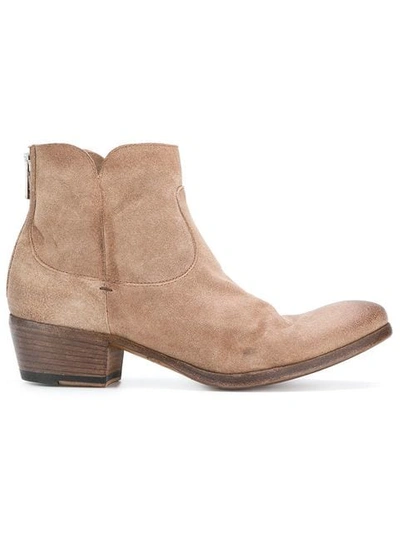 Pantanetti Ankle Boots In Brown