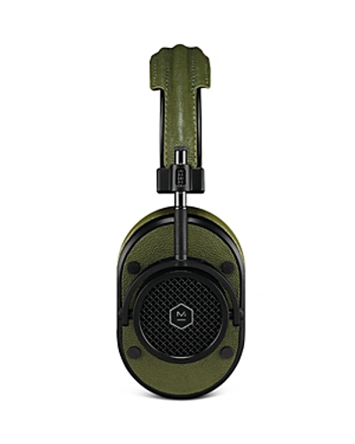 Master & Dynamic Mh40 Over Ear Headphones In Olive