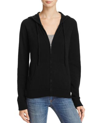 black cashmere hoodie womens