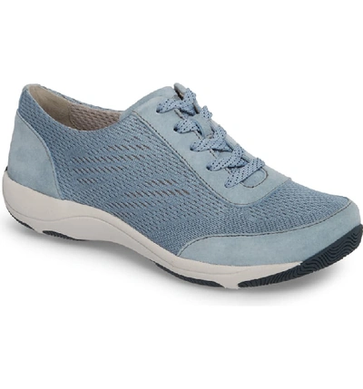 Dansko Hayes Sneaker In Charcoal Suede