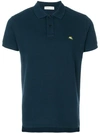 Etro Short Sleeve Polo Shirt In Blue