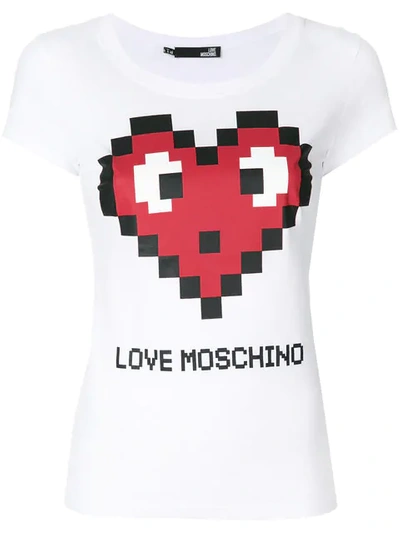 Love Moschino T-shirt T-shirt Women Moschino Love In White