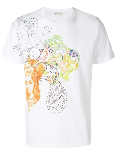 Etro Printed T-shirt In White