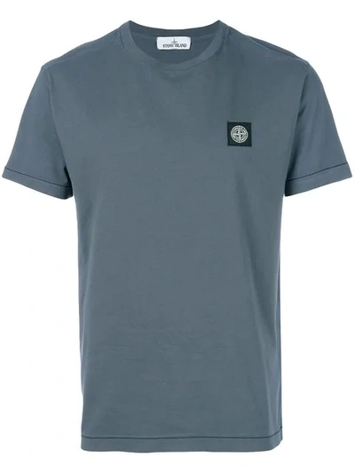 Stone Island Logo Patch T-shirt - Grey