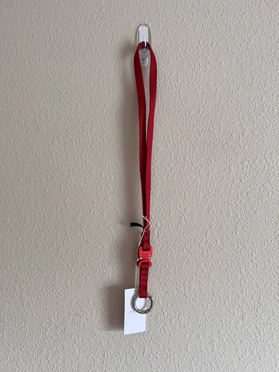 Pre-owned Alyx Rollercoaster Buckle Key Lanyard Red
