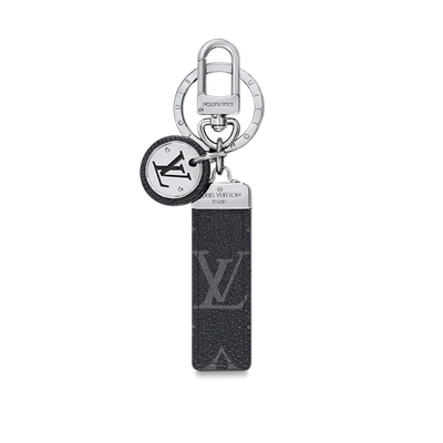 Pre-owned Louis Vuitton Charm For Neo Lv Club Bags And Key Ring In Black