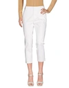 Dsquared2 Cropped Pants & Culottes In White