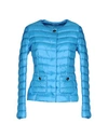 Herno Down Jacket In Turquoise