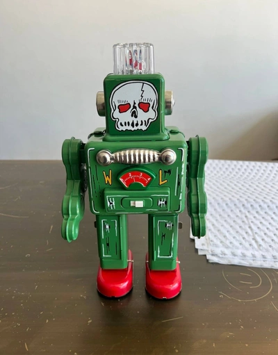 Pre-owned Warren Lotas Little Willy Robot La Exclusive In Multicolor