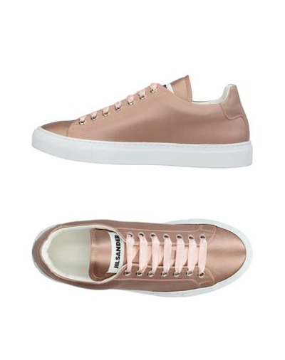 Jil Sander Sneakers In Pastel Pink