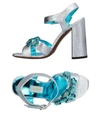 A.w.a.k.e. Sandals In Silver