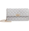 Valentino Garavani Rockstud Spike Small Flap Shoulder Bag - Silvertone Hardware