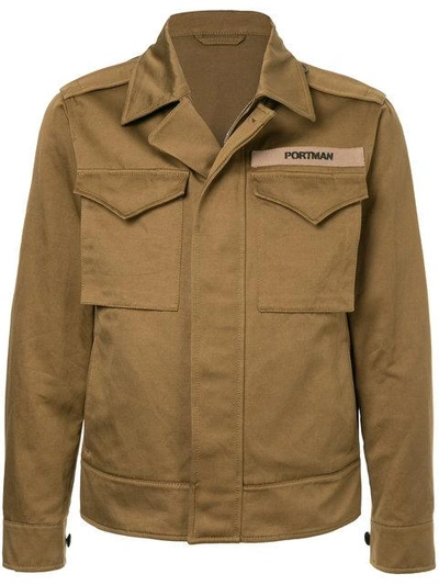 Kent & Curwen Utilitarian Shirt Jacket In Brown