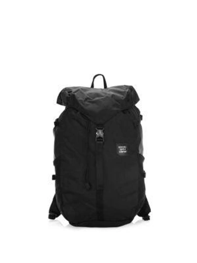 Herschel Supply Co Logo Flap Backpack In Black