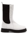 Marques' Almeida Leather Chelsea Boots In White
