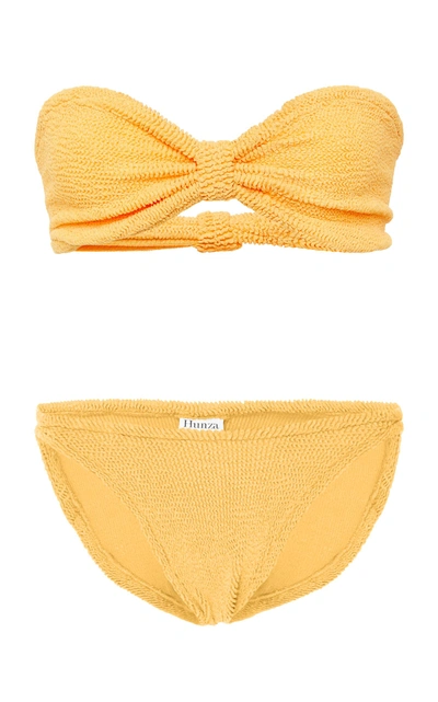 Hunza G Jean Bikini Set In Yellow ModeSens