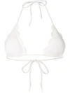 Marysia Womens Coconut Broadway Halterneck Bikini Top S In White