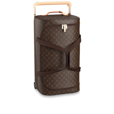 Pre-owned Louis Vuitton Horizon Soft Duffle 65 Bag In Brown