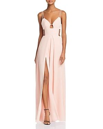 Fame And Partners The Megan Dress In Pale Pink
