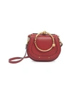 Chloé Nile Small Bracelet Crossbody Bag In Dahlia Red