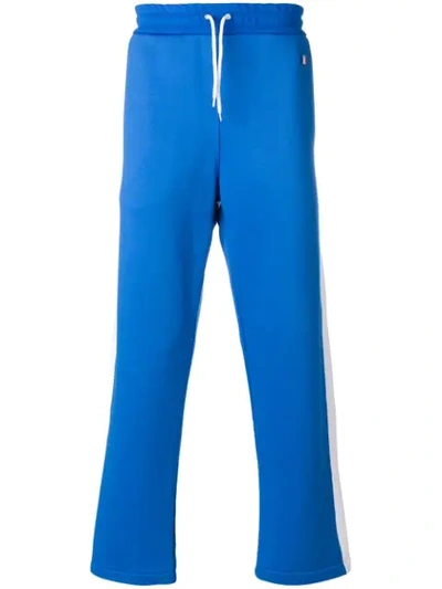Ami Alexandre Mattiussi Side Band Track Pants In Blue