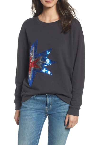 South Parade Alexa - Splash Sweatshirt In Black