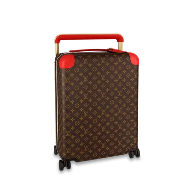Pre-owned Louis Vuitton Trolley Horizon 55 In Brown