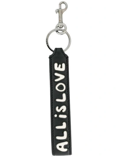 Stella Mccartney All Is Love Keyring In 1065 Black