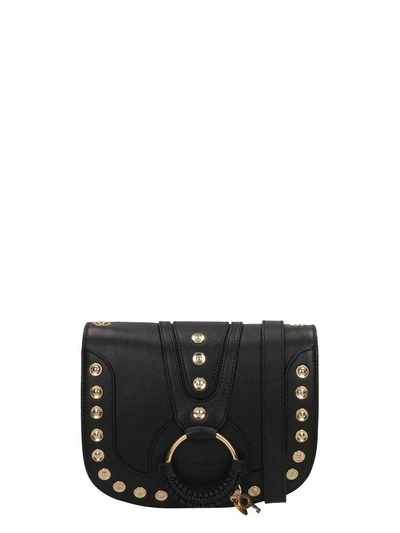 See By Chloé Hana Mini Leather Shoulder Bag In Black