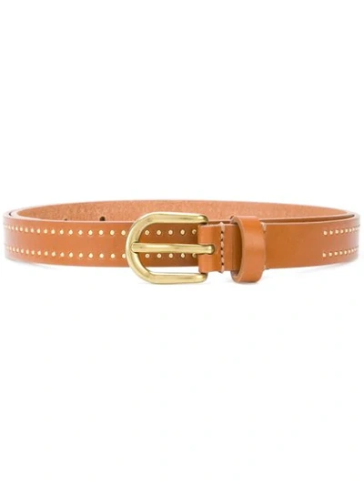 Isabel Marant Brown Leather Belt